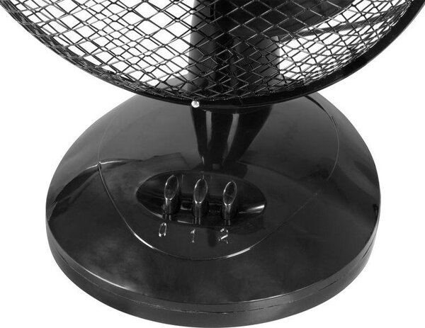 Ventilátor Strend Pro, stolový, čierny, 34 cm, 25 W