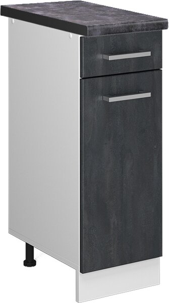 Spodní skříňka kuchyňské linky Vicco R-Line Černý beton 30 cm PD Antracit, Model 47569