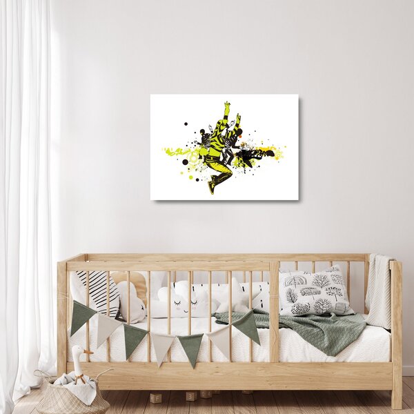 Skleněný obraz - Street dance (70x50 cm)