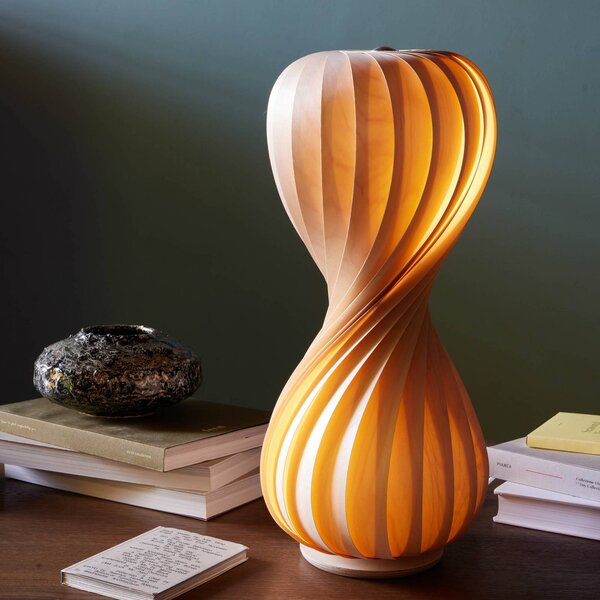 Tom Rossau Stolní lampa TR7, březové dřevo, výška 68 cm, E27, Světlé dřevo, Obývací pokoj / jídelna, Dřevo, Skandinávský