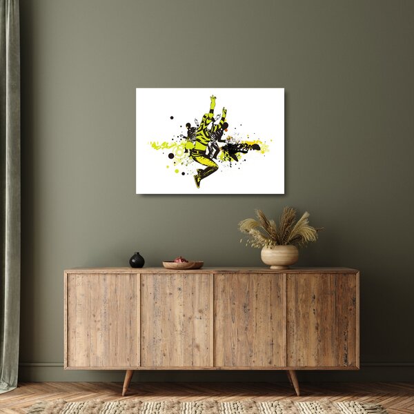 Skleněný obraz - Street dance (70x50 cm)