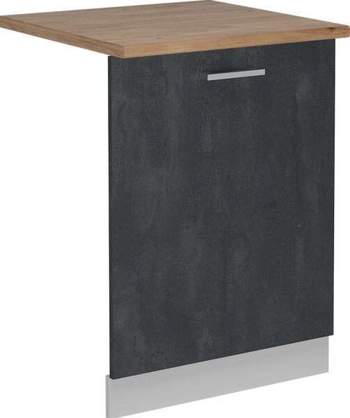 Čelní panel myčky Vicco R-Line Černý beton 60 cm , PD Dub, Model 55092