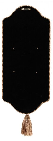 Nástěnné zrcadlo ve zlatém okrasném rámečku na vínovém nástěnném rámu – 20x3x44 cm