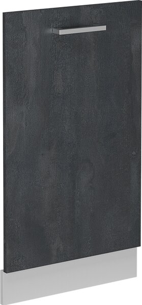 Čelní panel myčky Vicco R-Line Černý beton 45 cm bez pracovní desky, Model 54525