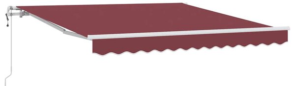 Automatická zatahovací markýza burgundská 300 x 250 cm 3214970