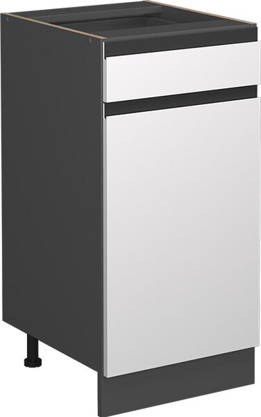 Spodní skříňka kuchyňské linky Vicco R-Line Bílá 40 cm Tvar J, bez pracovní desky, Model 39713