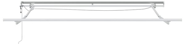 Automatická zatahovací markýza s LED burgundská 300 x 250 cm 3214971