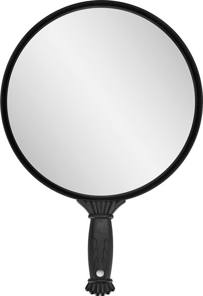 Kadeřnické zrcadlo kulaté s rukojetí Q-35