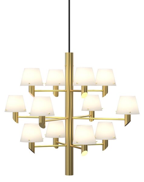 Lustry Herstal, Gil, stmívatelné, Zlatá / mosazná, Obývací pokoj, Kov, Design