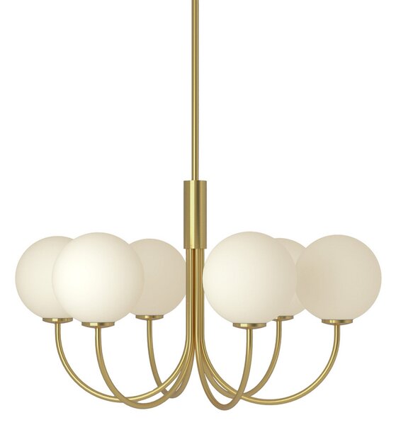 Lustry Herstal, BALLON, stmívatelné, Zlatá / mosazná, Obývací pokoj, Kov, Design