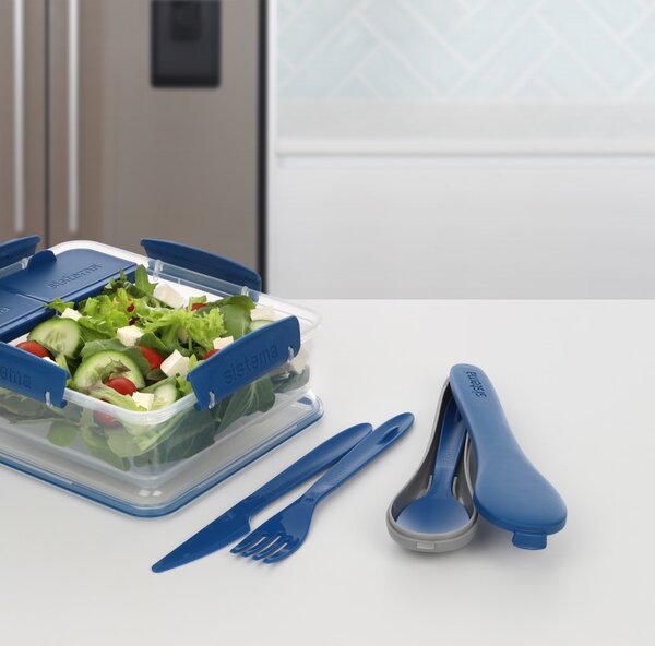 Sistema Příbor To Go Cutlery Set, modrá