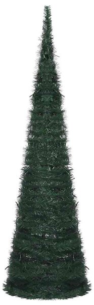 Pop-up umělý vánoční stromek s LED osvětlením zelený 150 cm 321523