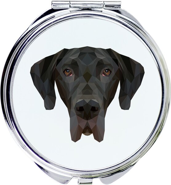 Německý dog, Ulmský dogge, Velký dogge I - Zrcadlo s fotografií a geometrickým potiskem od značky Art-Dog