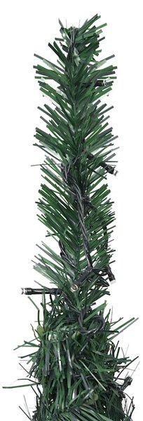 Pop-up umělý vánoční stromek s LED osvětlením zelený 210 cm 321525