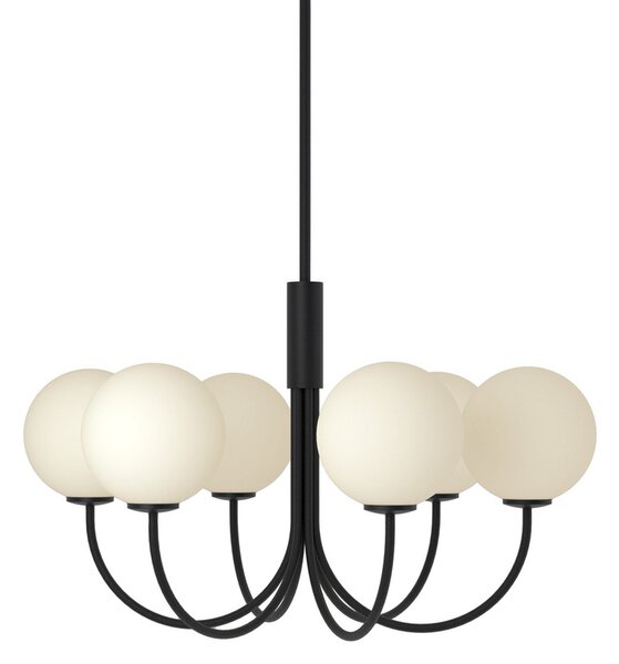 Lustry Herstal, BALLON, stmívatelné, Černá, Obývací pokoj, Kov, Design