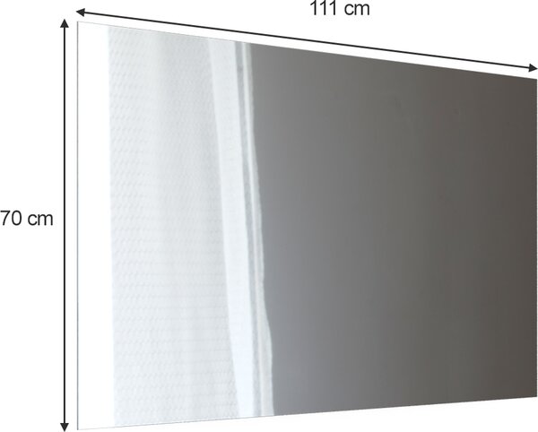 Koupelnové zrcadlo Vicco Viola Bílá 111 x 70 cm, Model 20974