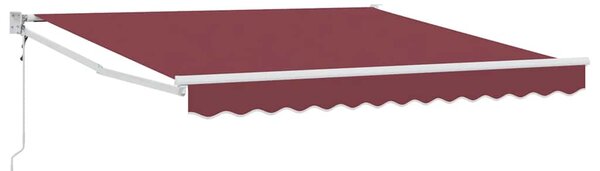 Automatická zatahovací markýza burgundská 300 x 250 cm 3215303