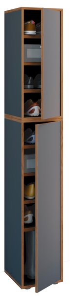 Botník SALIA Antracit/dub medový š. 30 cm