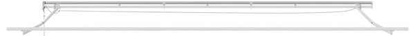 Automatická zatahovací markýza s LED hnědá 600 x 300 cm 3215386