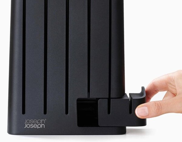 Joseph Joseph Sada nerezových nožů se stojanem a brouskem Elevate Knives Slimblock, 5 ks
