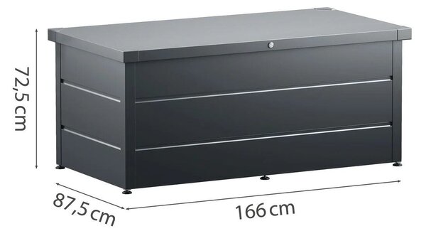 Juno 1620 Úložný box 160 x 80 x 72,5 cm, antracit HÖRMANN 4800304