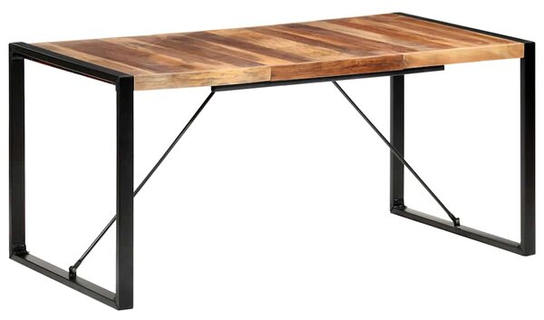 Jídelní stůl 160 x 80 x 75 cm masivní dřevo 321541