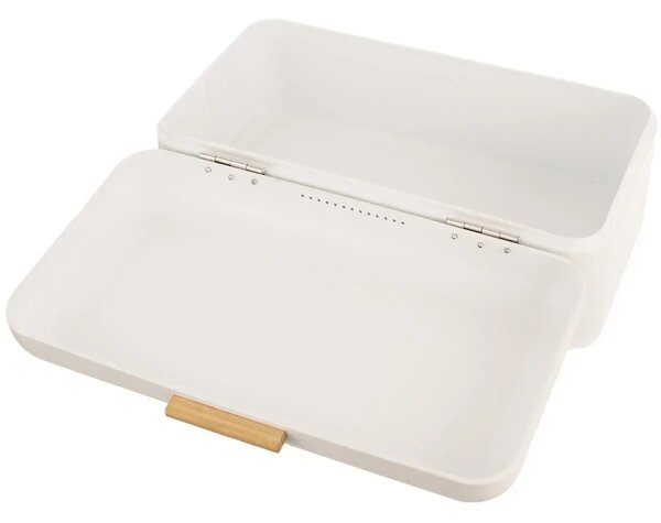 Whiteline Chlebovka 42 x 24 x 16,5 cm, plech/bambus ORION 152460