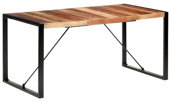 Jídelní stůl 160 x 80 x 75 cm masivní dřevo 321541