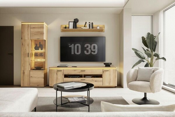 Komoda Alameda pod televizi, š: 210 cm