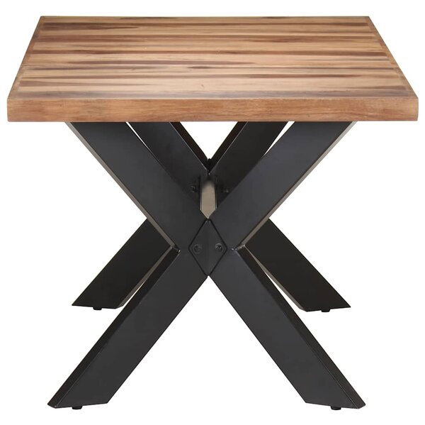 Jídelní stůl 180x90x75 cm masiv s medovou povrchovou úpravou 321548