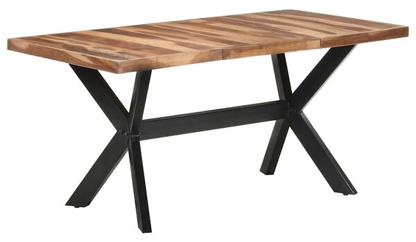 Jídelní stůl 160x80x75 cm masiv s medovou povrchovou úpravou 321547