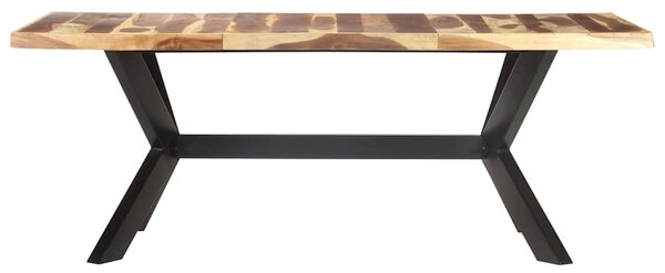 Jídelní stůl 200x100x75 cm masiv s medovou povrchovou úpravou 321549