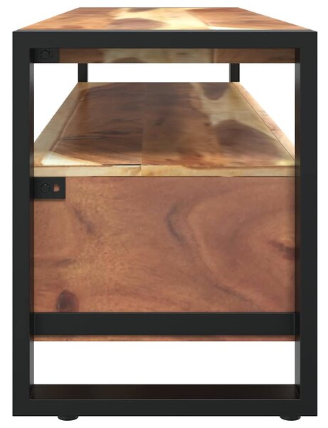TV stolek 120x35x45 cm masiv s medovou povrchovou úpravou 321551
