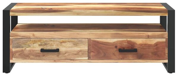 TV stolek 120x35x45 cm masiv s medovou povrchovou úpravou 321551