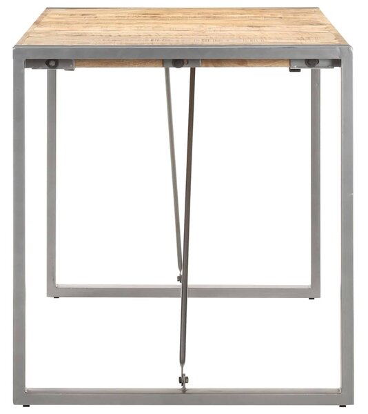 Jídelní stůl 160 x 80 x 75 cm masivní hrubé mangovníkové dřevo 321563
