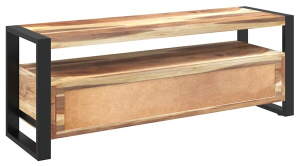 TV stolek 120x35x45 cm masiv s medovou povrchovou úpravou 321551