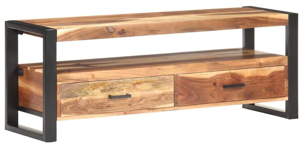 TV stolek 120x35x45 cm masiv s medovou povrchovou úpravou 321551