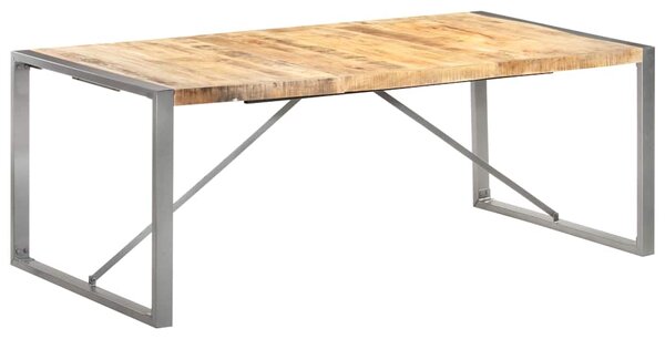 Jídelní stůl 200 x 100 x 75 cm masivní hrubé mangovníkové dřevo 321565