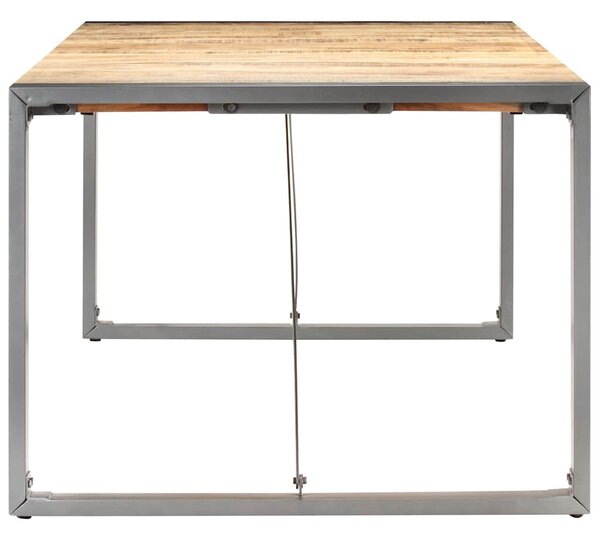 Jídelní stůl 180 x 90 x 75 cm masivní hrubé mangovníkové dřevo 321564