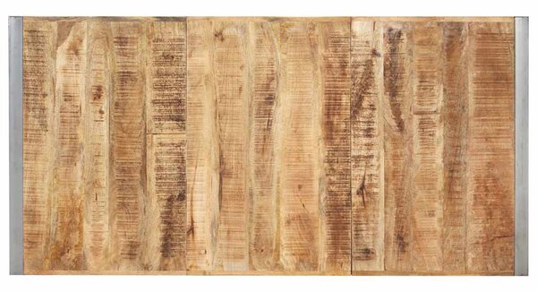 Jídelní stůl 200 x 100 x 75 cm masivní hrubé mangovníkové dřevo 321565