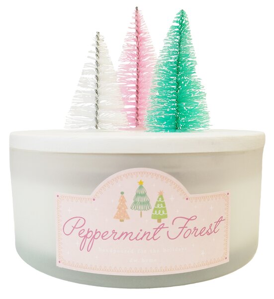 DW HOME Peppermint Forest Vonná svíčka ve skle, 899 g