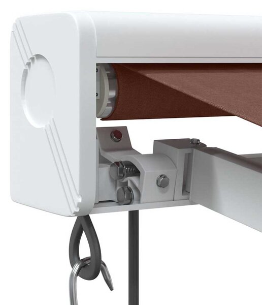 Automatická zatahovací markýza hnědá 350 x 250 cm 3215729