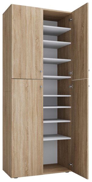 Skřín na boty LONA XXL š: 70cm dub sonoma