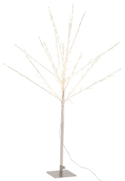 Dekorace stříbrný svítící stromek Tree Bare Led M - 56*56*100 cm - J-Line by Jolipa