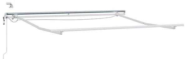 Automatická zatahovací markýza s LED antracit a bílá 300x250 cm 3215781
