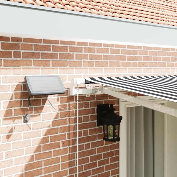 Ručně zatahovací markýza s LED antracitová a bílá 400 x 300 cm 3215784
