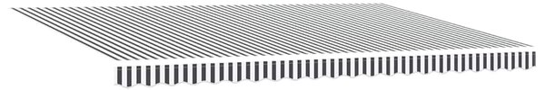 Ručně zatahovací markýza s LED antracitová a bílá 500 x 300 cm 3215788