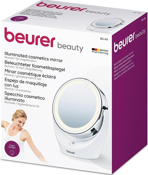 BEURER Kosmetické zrcátko LED krokové světlo BS 55