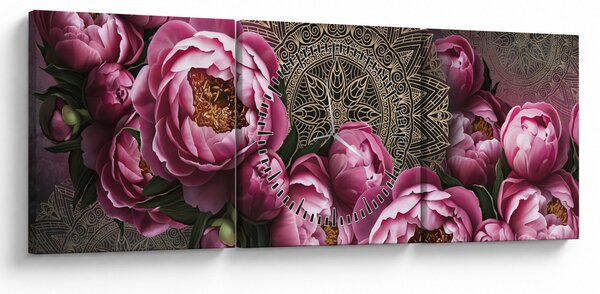 Obraz - Harmonie (s hodinami) (90x30 cm)