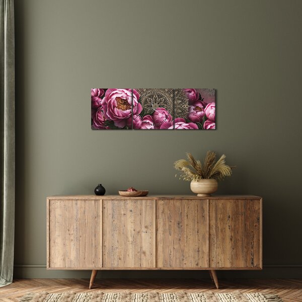 Obraz - Harmonie (s hodinami) (90x30 cm)